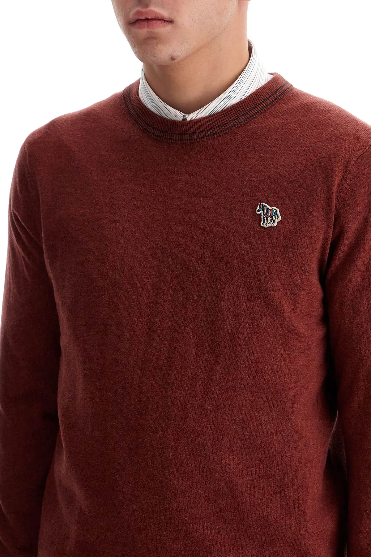 Ps Paul Smith Cotton And Wool Blend Pullover Sweater