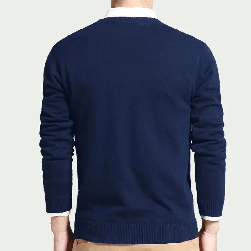 Pullovers Outwear Man V Neck Male