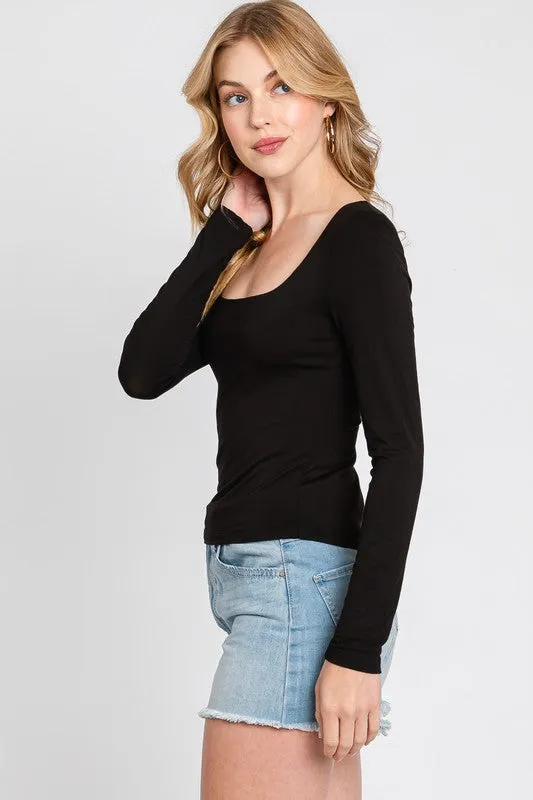 Soft Serenity Basic Long Sleeve Top