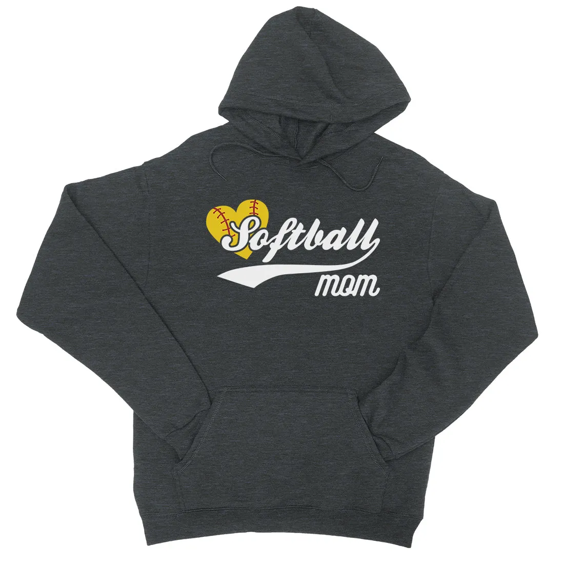 Softball Mom Unisex Winter Hoodie Funny Sports Mom Christmas Gifts