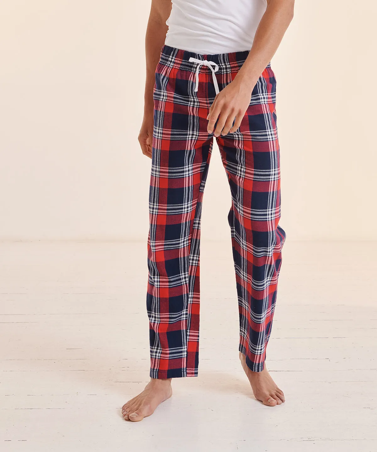 Tartan lounge pants | Navy/Green Check